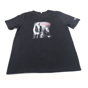 Bella+Canvas T-Shirt Unisex XL Black Air Supply Graphic V-Neck Band Tee